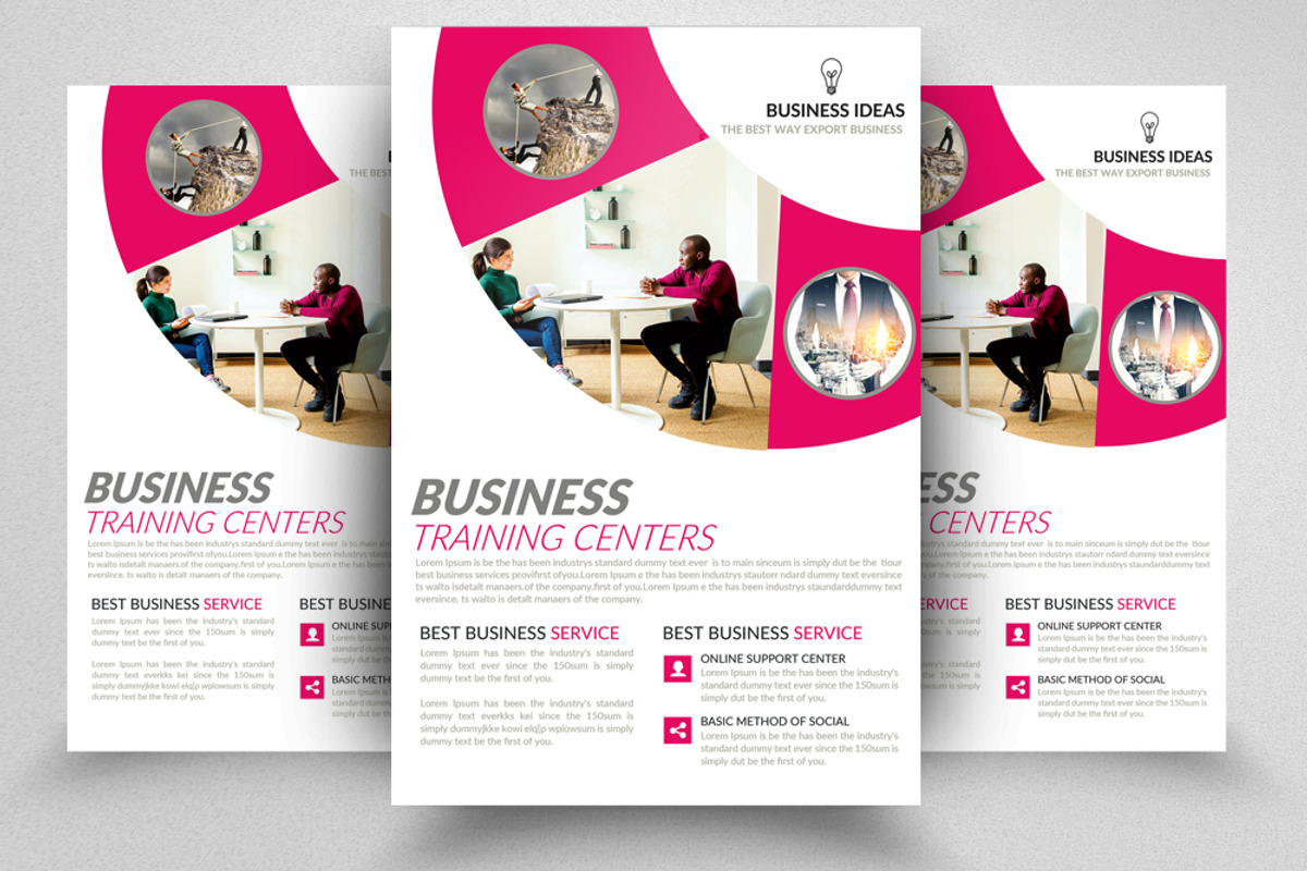100 Business Flyers Mega Bundle, a Flyer Template by Design Up (Photo 43 of 100)