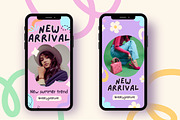 150 Pastel IG Story Canva Template, a Templates & Theme by TemplateCastleStore (Thumbnail 6 of 10)