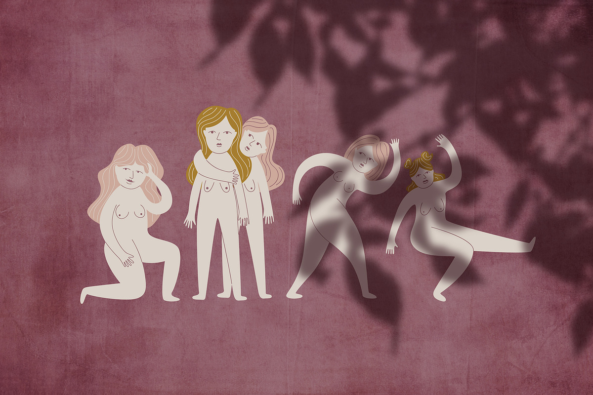 Nude, a Healthcare Illustration by Chikovnaya (Photo 6 of 8)