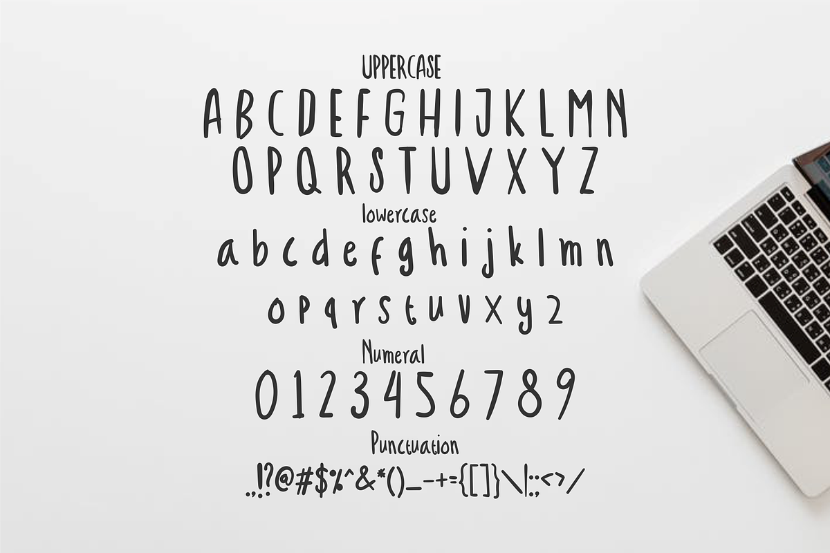 Troficanos Handwriting Display Font preview 4