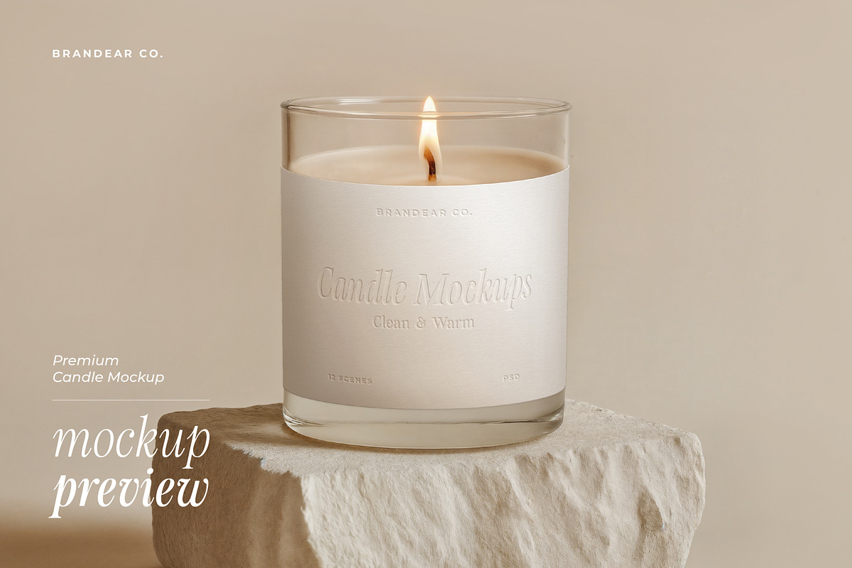 Candle Mockup Set, a Packaging Mockup by Brandear Design (Photo 16 of 17)