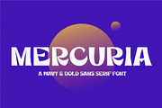 Mercuria, a Sans Serif Font by Franco Fuentes (Thumbnail 1 of 10)