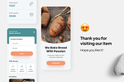 Tostar – Bread Mobile App, an UI Kit Template by Panen Creative (Thumbnail 3 of 3)