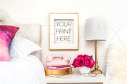 Pink Frame Mockups Stock Bundle, a Print Template by Styled Stock House (Thumbnail 3 of 4)
