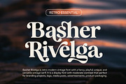 Basher Rivelga, a Serif Font by studiobasic (Thumbnail 1 of 11)