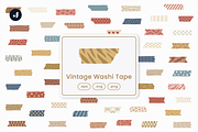 Vintage Washi Tape Illustration, an Object Graphic by Jump Studio (Thumbnail 1 of 4)