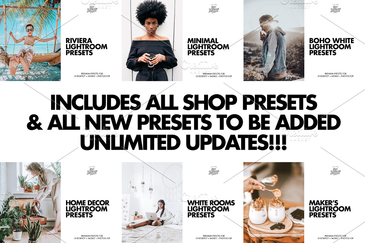 All Shop Bundle - Lightroom Presets, an Action Add-On by Best Lightroom Presets (Photo 2 of 31)