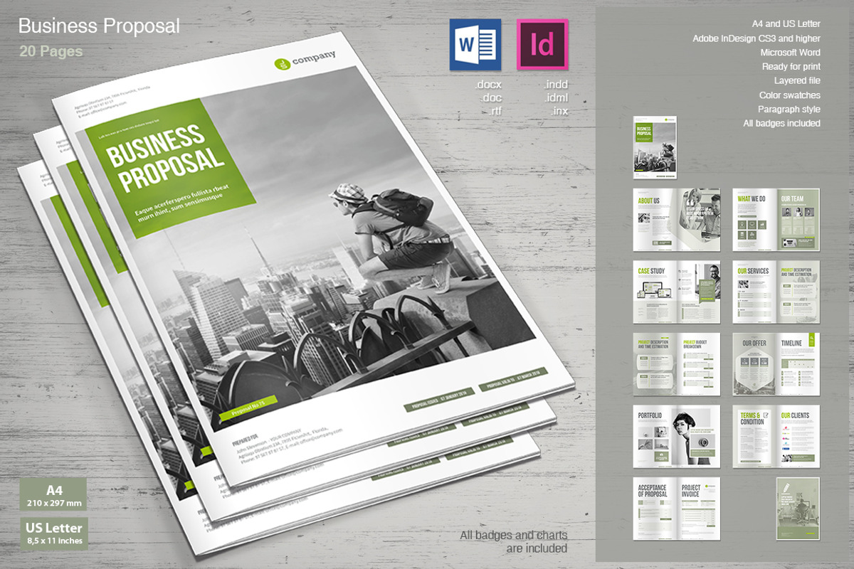 Proposal, a Brochure Template by MrTemplater (Photo 1 of 3)