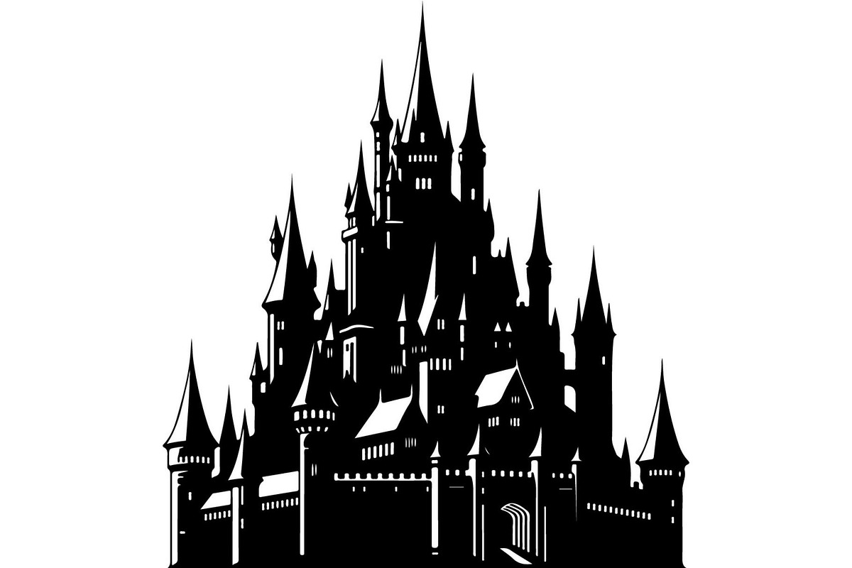 Fantasy Castle Silhouette, an Object Graphic by Creativeshirt (Photo 15 of 20)