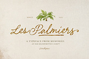 Les Palmiers - Handwritten Script, a Script Font by Sarid Ezra (Thumbnail 1 of 10)
