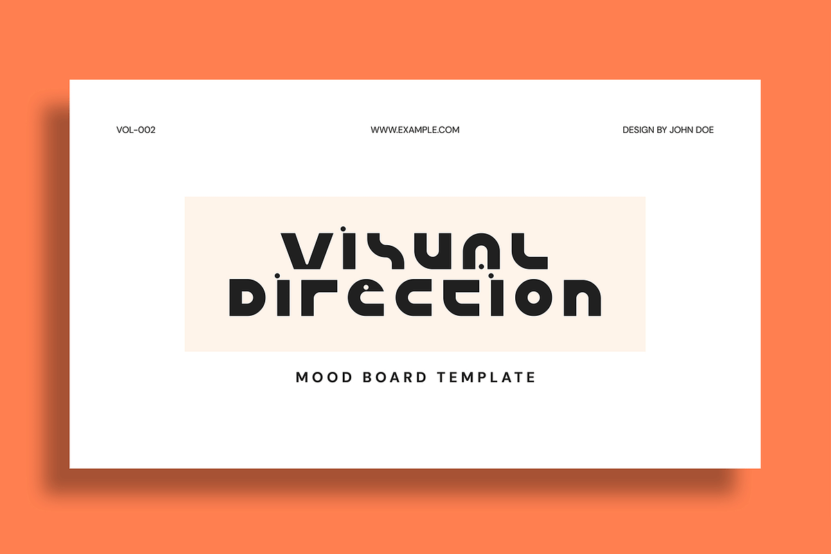 Minimal Brand Mood Board Template, a Social Media Template by MightyDesign (Photo 2 of 8)