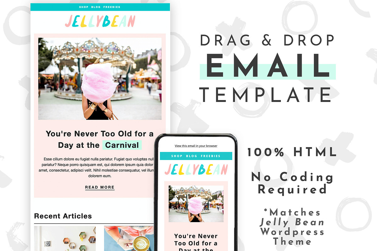Email Newsletter Template Mailchimp, an Email Template by ltsdesigns (Photo 1 of 3)