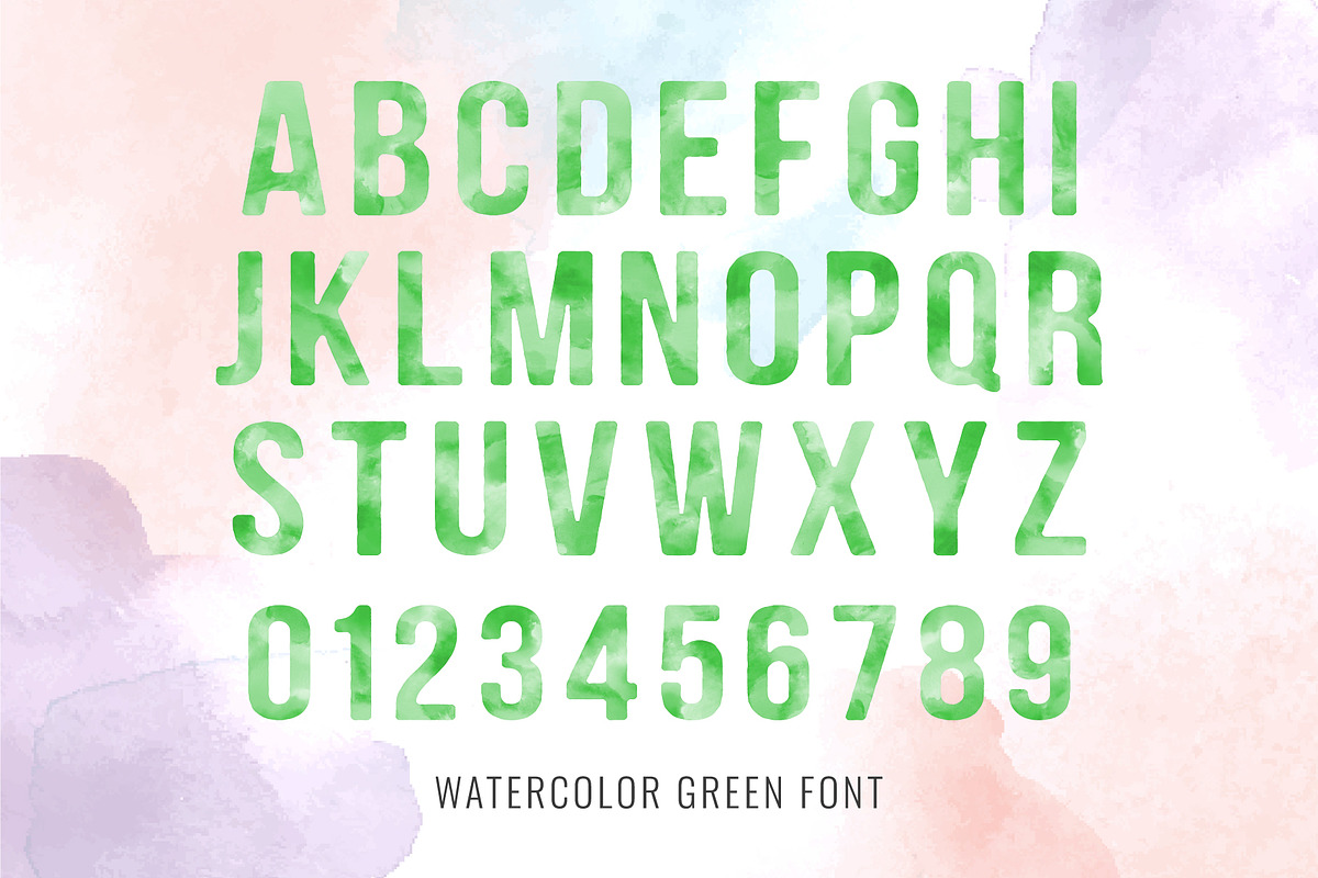 Watercolor Font family, a Font by Font Craft Studio (Photo 6 of 9)