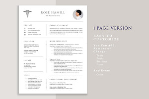 New Grad Nurse Resume Template