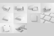 Flat Square Box MockUp, a Cups & Container Mockup by coloformia (Thumbnail 12 of 12)