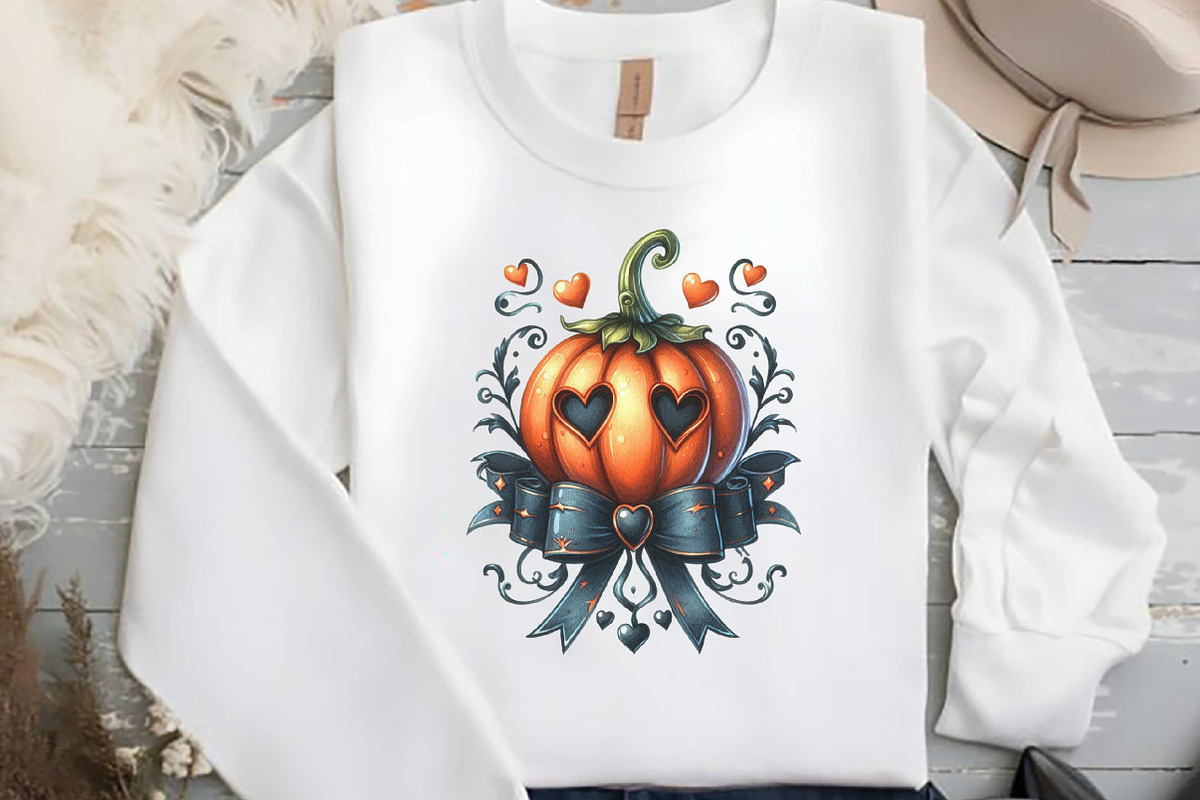 Gothic Coquette Halloween Clipart, an Illustration by DreamCafeArt (Photo 5 of 7)