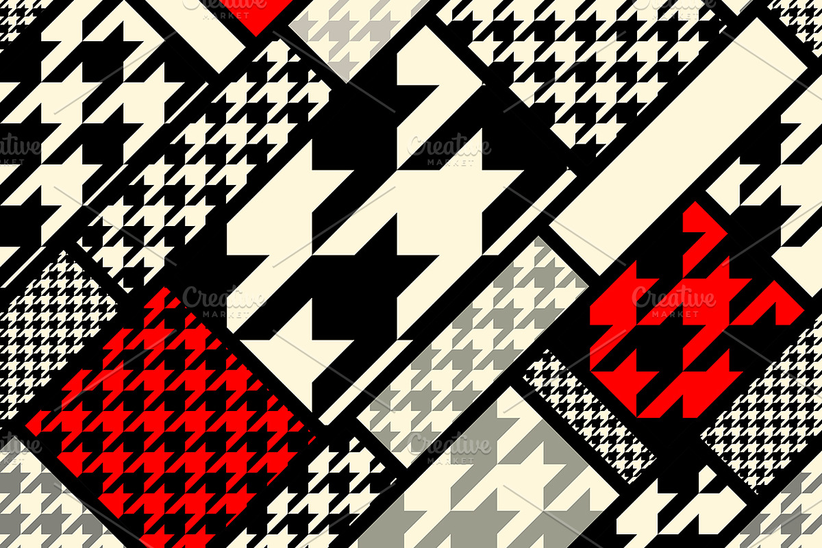 Houndstooth patterns