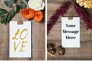 Hello Fall! Little Messages, a Mockup by Say Hello Photos (Thumbnail 2 of 2)
