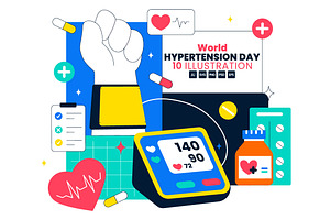 10 World Hypertension Day, a Healthcare Illustration by denayunebgt