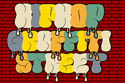 Greasy Bubble Font, a Font by madeDeduk (Thumbnail 2 of 10)