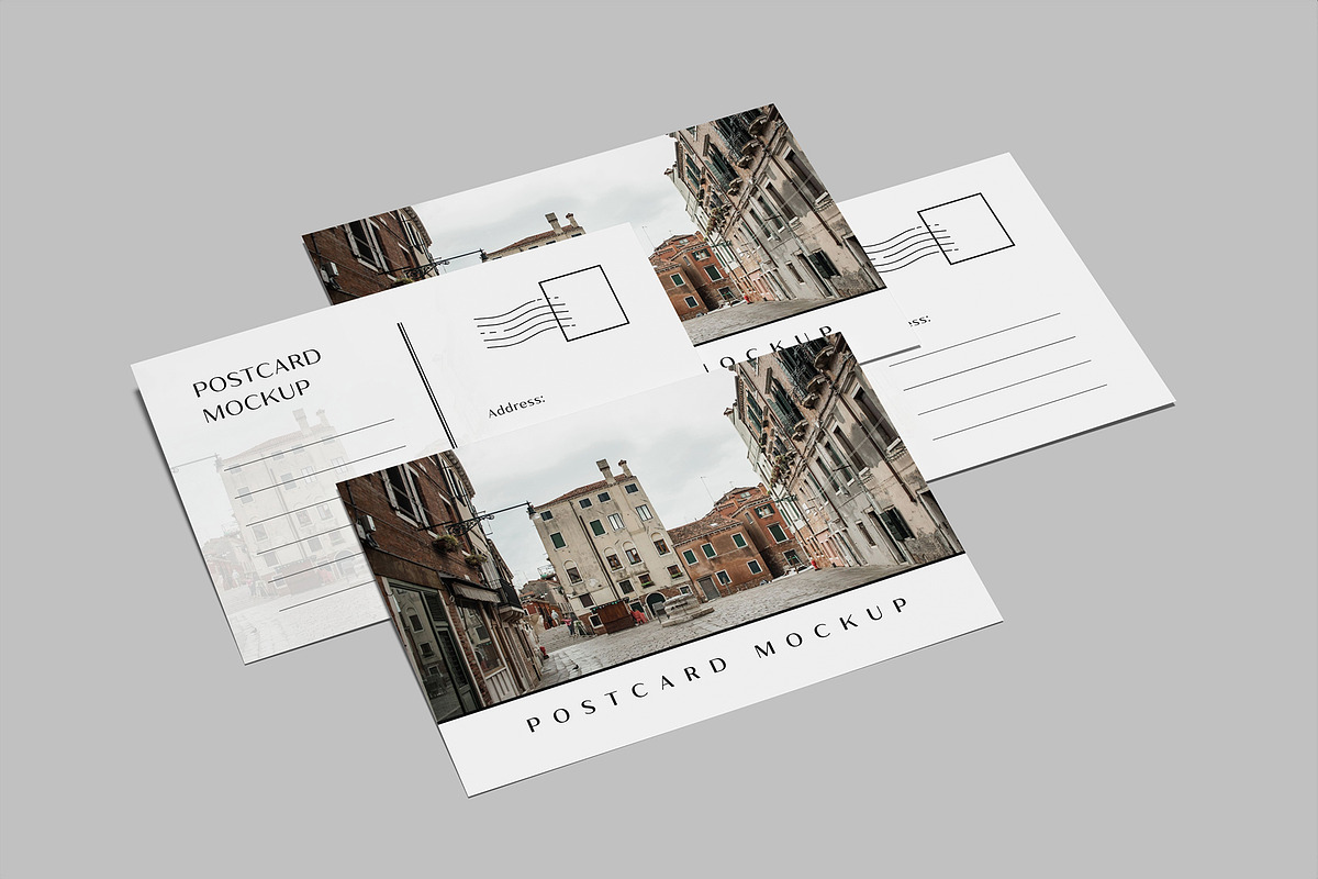 Realistic Postcard Mockup, an Advertising Mockup by lamorastudio (Photo 3 of 9)