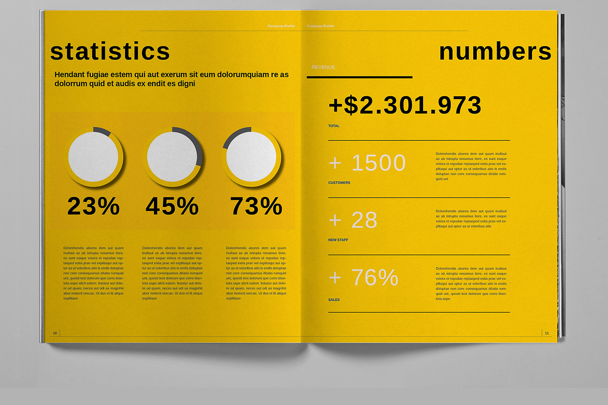 Yellow Company Profile Brochure, a Brochure Template by Boris Cupac (Photo 7 of 7)