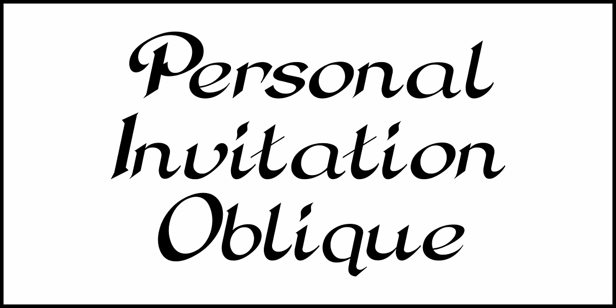 Personal Invitation JNL, a Script Font by Jeff Levine Fonts (Photo 4 of 5)