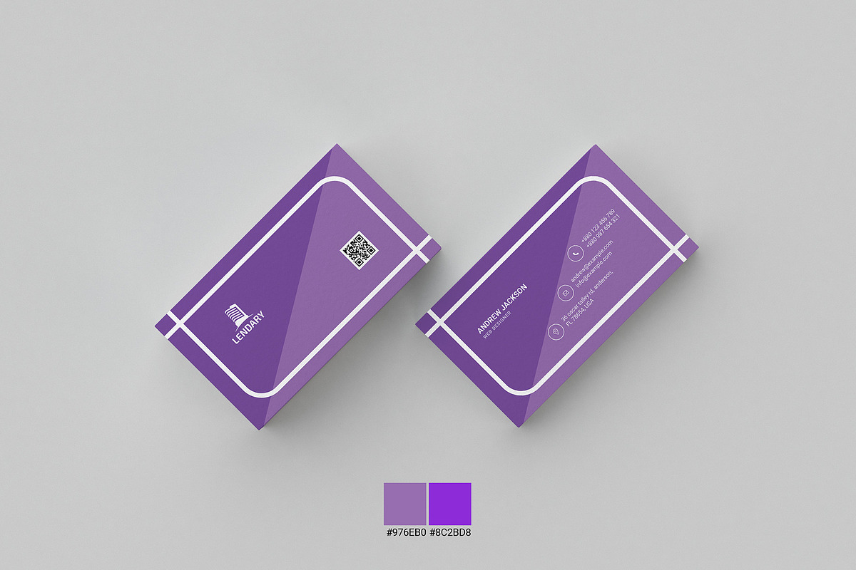 Business Card Template 27, a Business Card Template by BdThemes (Photo 2 of 4)
