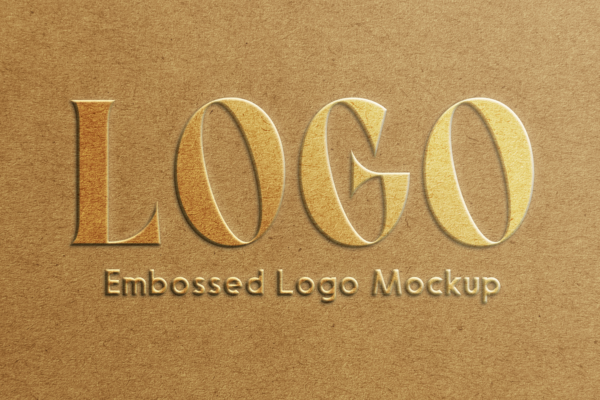 Embossed Logo Mockup