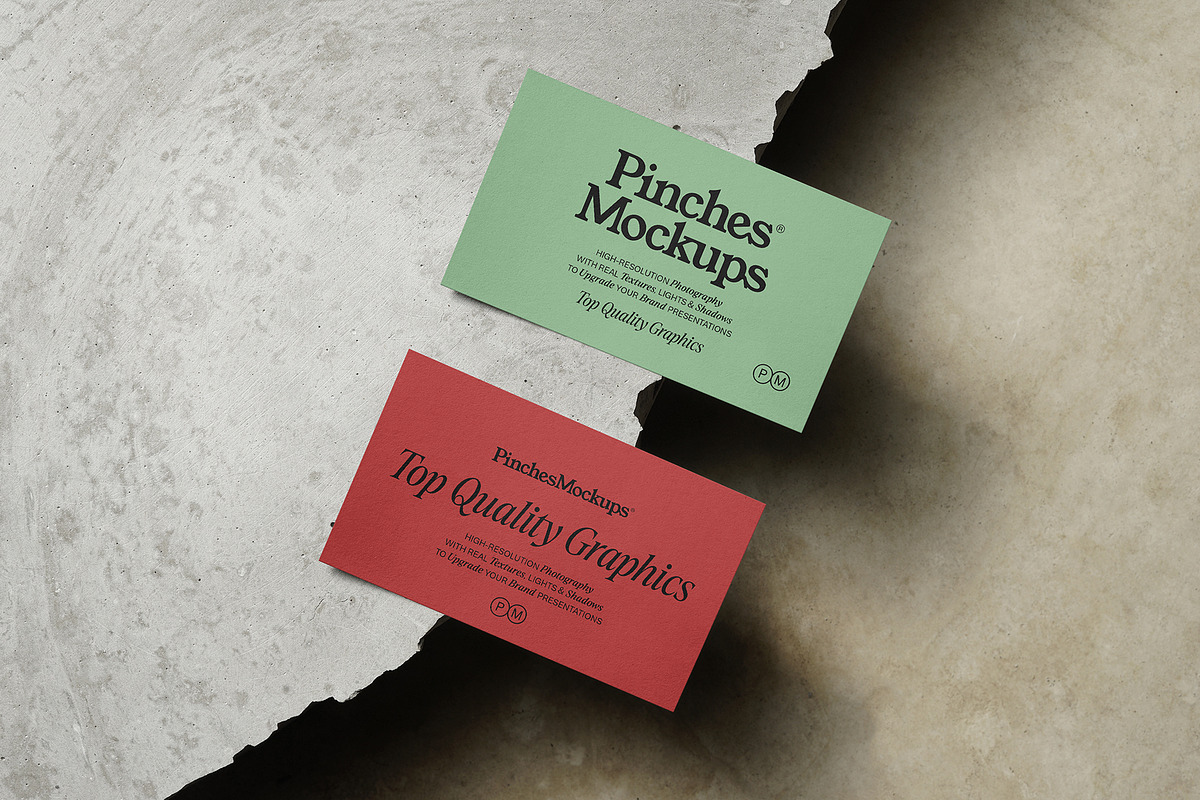 PM_BC/Ø7 - Business Cards Mockup, a Print Template by PinchesMockups© (Photo 4 of 6)