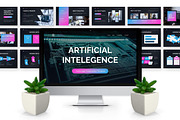 Artificial Inteligence - Technology, a Presentation Template by Deepslide Studio (Thumbnail 6 of 6)