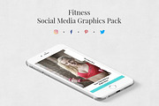 Fitness Pack, a Social Media Template by Social Corner Graphics (Thumbnail 1 of 8)