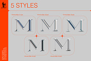 Chrome text-effect, a Layer Style Add-On by Evlogiev Studio (Thumbnail 5 of 7)