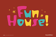 Sabiné - A Fun & Funky Display Font, a Sans Serif Font by Komet & Flicker (Thumbnail 5 of 12)