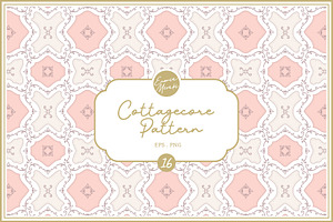 Cottagecore Pattern 16 Royal Tiles