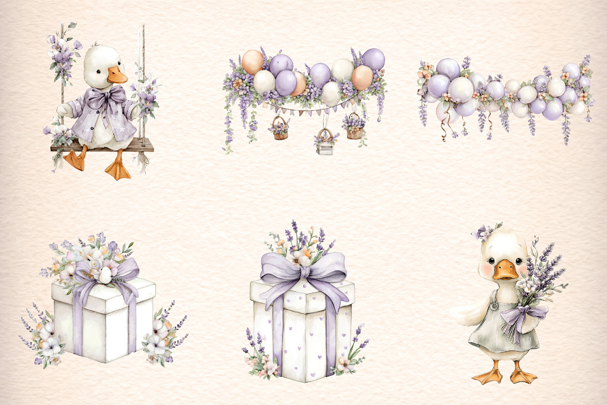 Silly Goose Clipart Spring, an Illustration by Digital Artistic99 (Photo 4 of 11)