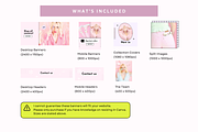 Blush Pink Shopify Website Banners, a Shopify Template by Template Twist Shop (Thumbnail 4 of 5)