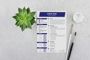 Modern Minimal Resume Template