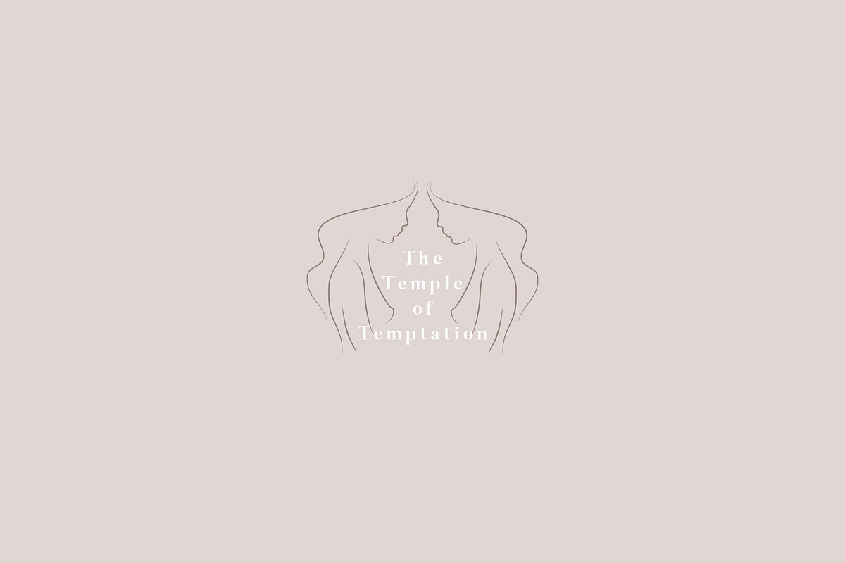 Feminine line drawing logo kit, a Branding & Logo Template by Tropical Type (Photo 8 of 9)