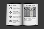 Black And White Proposal Project, a Brochure Template by feydesign (Thumbnail 6 of 16)