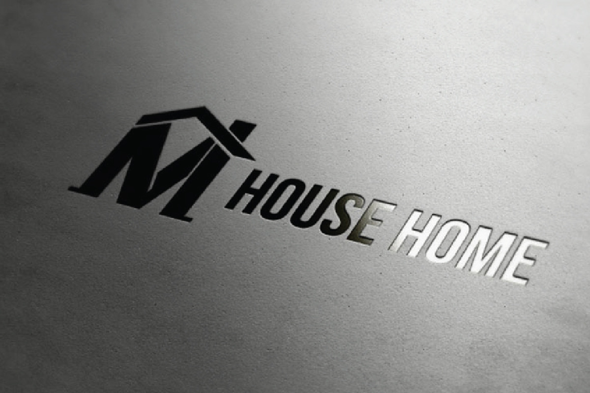 M - MI Letter House Home Logo preview 3