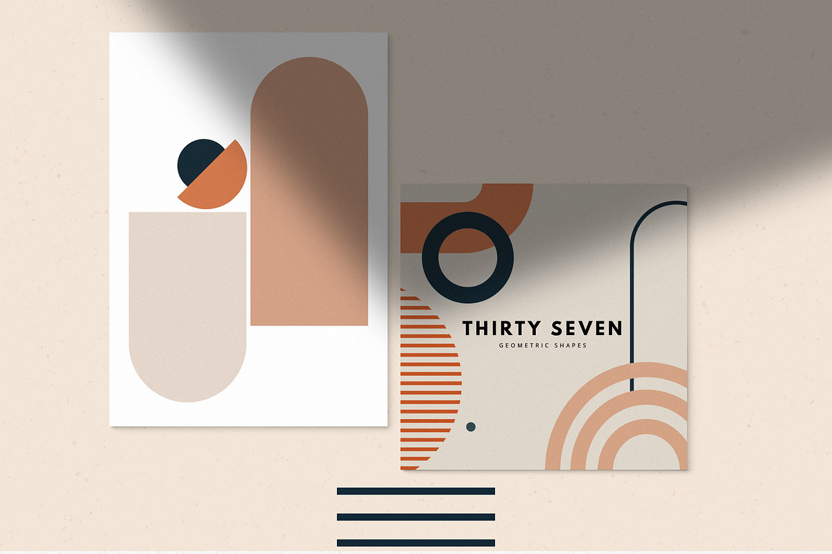 Geometria: Abstract Shapes, an Object Graphic by amber&ink