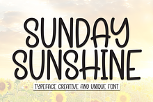 Sunday Sunshine | Script Font