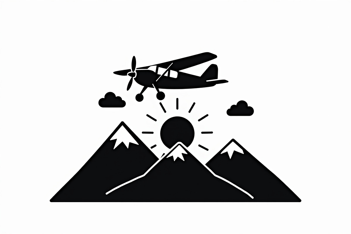 Adventure Plane Mountain Bundle, an Illustration by Designs_River (Photo 3 of 9)