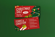 Christmas Sale Voucher, a Card Template by graphicook (Thumbnail 1 of 3)