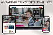 Nonprofit Squarespace Template, a Squarespace Template by Wynn Solutions (Thumbnail 1 of 4)