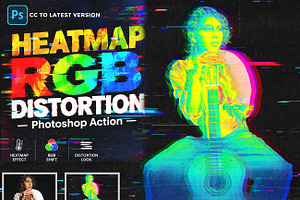 HEATMAP RGB DISTORTION — Ps Action