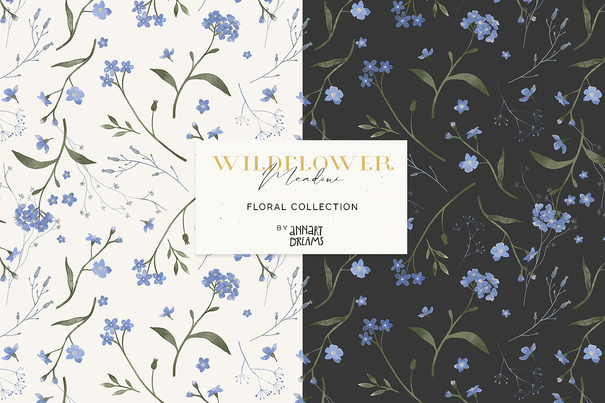 Wildflowers. Watercolor collection, an Illustration by annartdreams (Photo 11 of 14)