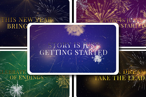 New Year And Christmas Countdown