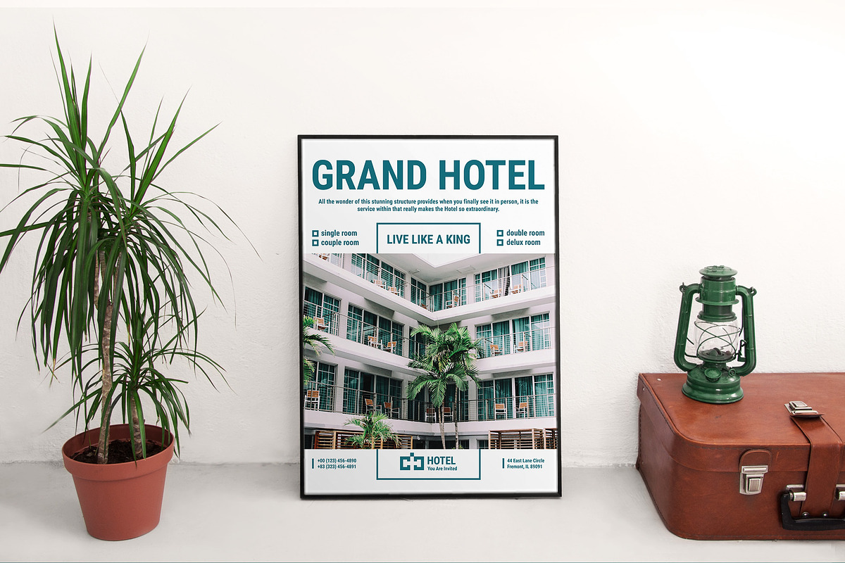 Hotel Poster, a Flyer Template by TemplatesNow!